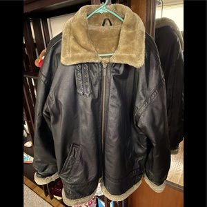 VINTAGE WILDA GENUINE LEATHER JACKET NEW YORK -Size: Large - Excellent Condition